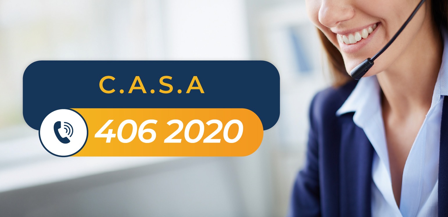 Centro de atención al asociado - 0297 406 2020
