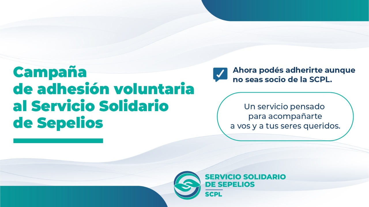 A 42 años de su creación, la SCPL fortalece el Servicio Solidario de Sepelios con una campaña de adhesión voluntaria